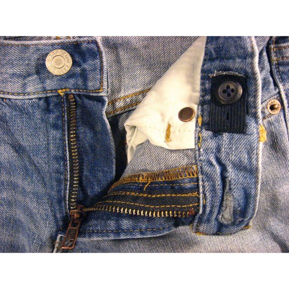 GAP Kids 1969 CUTOFF JEANS SHORTS Cut Off W 24 MEASURED Daisy Dukes Low Rise - Picture 4 of 12